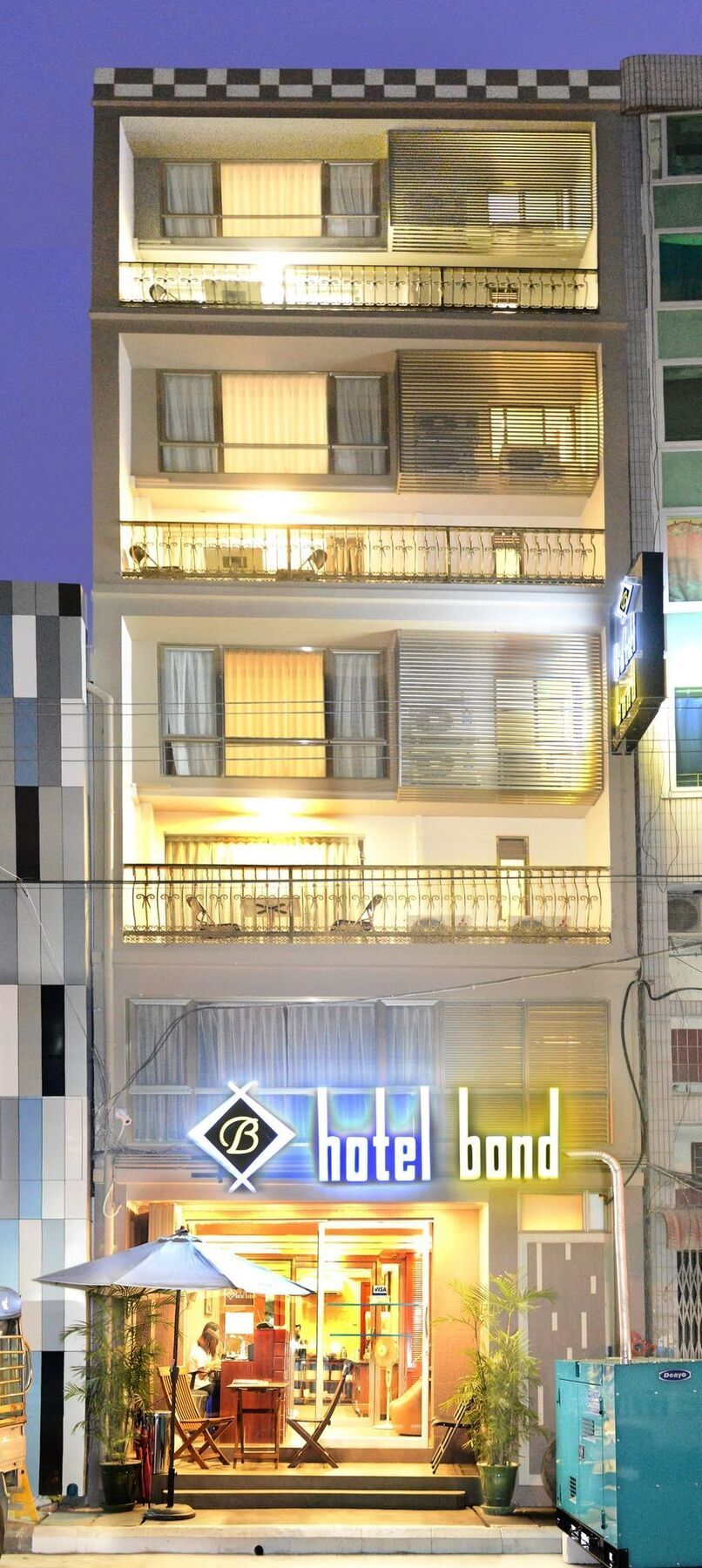 邦德酒店 仰光 外观 照片